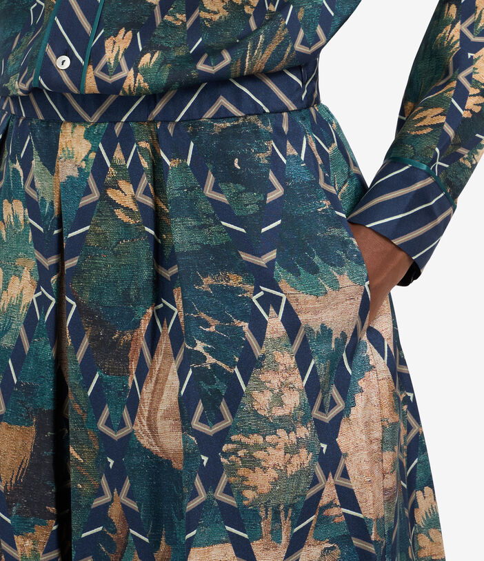 Pierre Louis Mascia CIALDA Skirt Silk Multicolor CIALDASGO12360SE513569101