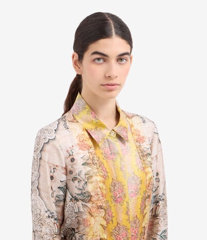 Pierre Louis Mascia ALOE Shirt Dress Silk Multicolor ALOESAB12448SE516286101