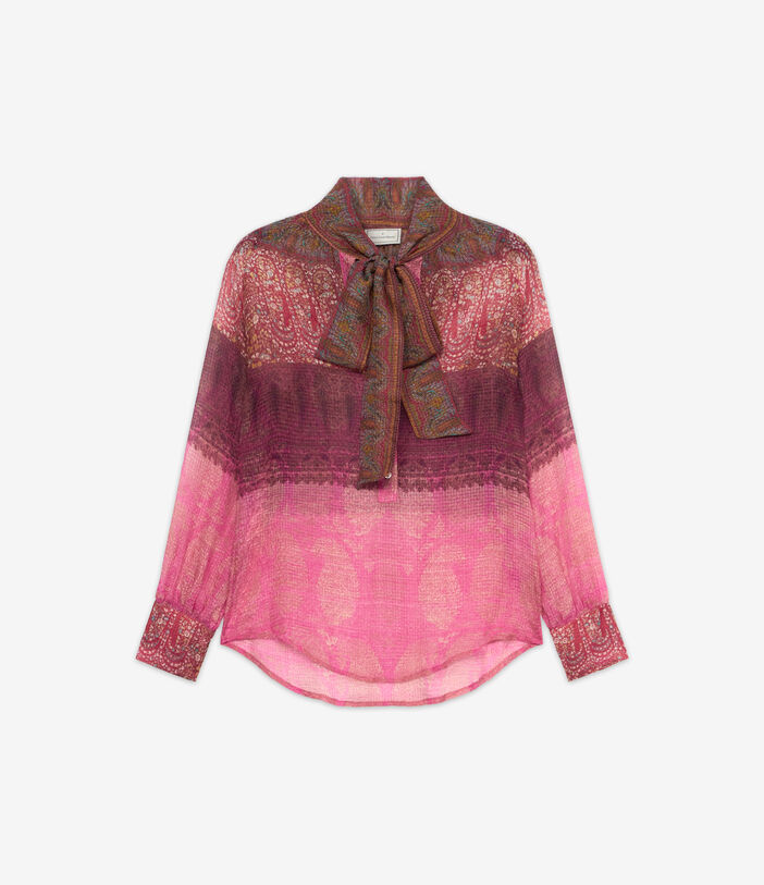 Pierre Louis Mascia LEANDRO Longsleeve Shirt Silk FUCHSIA LEANDROSPPCML12361SE514744101
