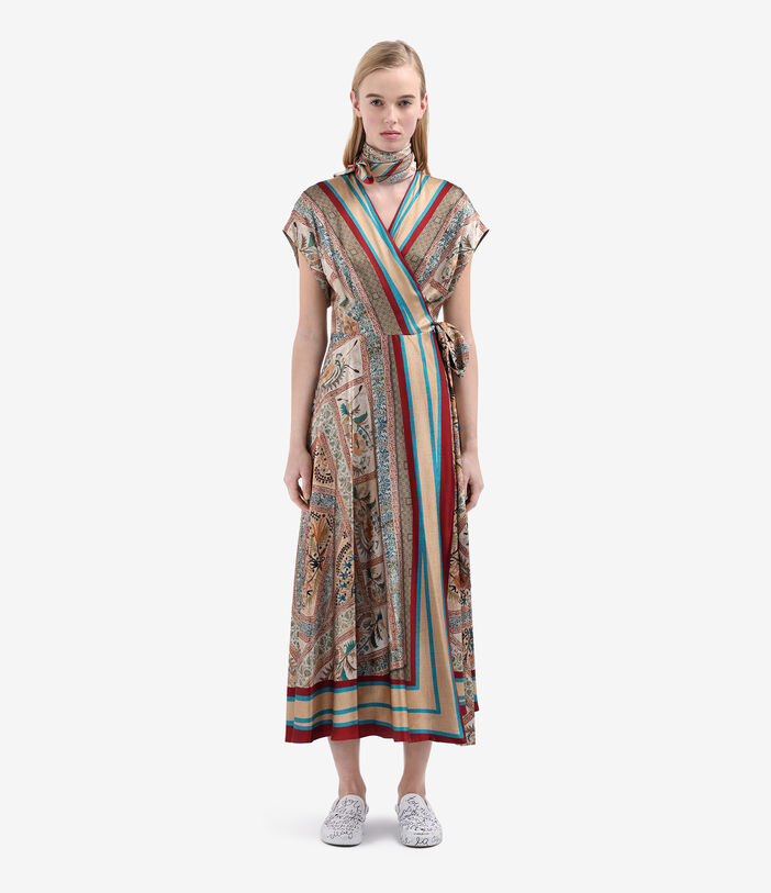 Pierre Louis Mascia ADANASTR Wrap Dress Silk MULTICOLOR ADANASTRSAB12153SE514999101