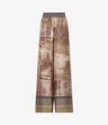 Pierre Louis Mascia ALOE Palazzo Trousers Silk LITOGRAFIA TERRACOTTA ALOESPT12450SE517992101