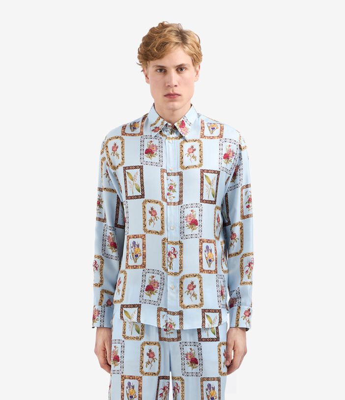 Pierre Louis Mascia ALOEGOTS Longsleeve Shirt Silk LIGHT BLUE ALOEGOTSSCML10643SE514658101