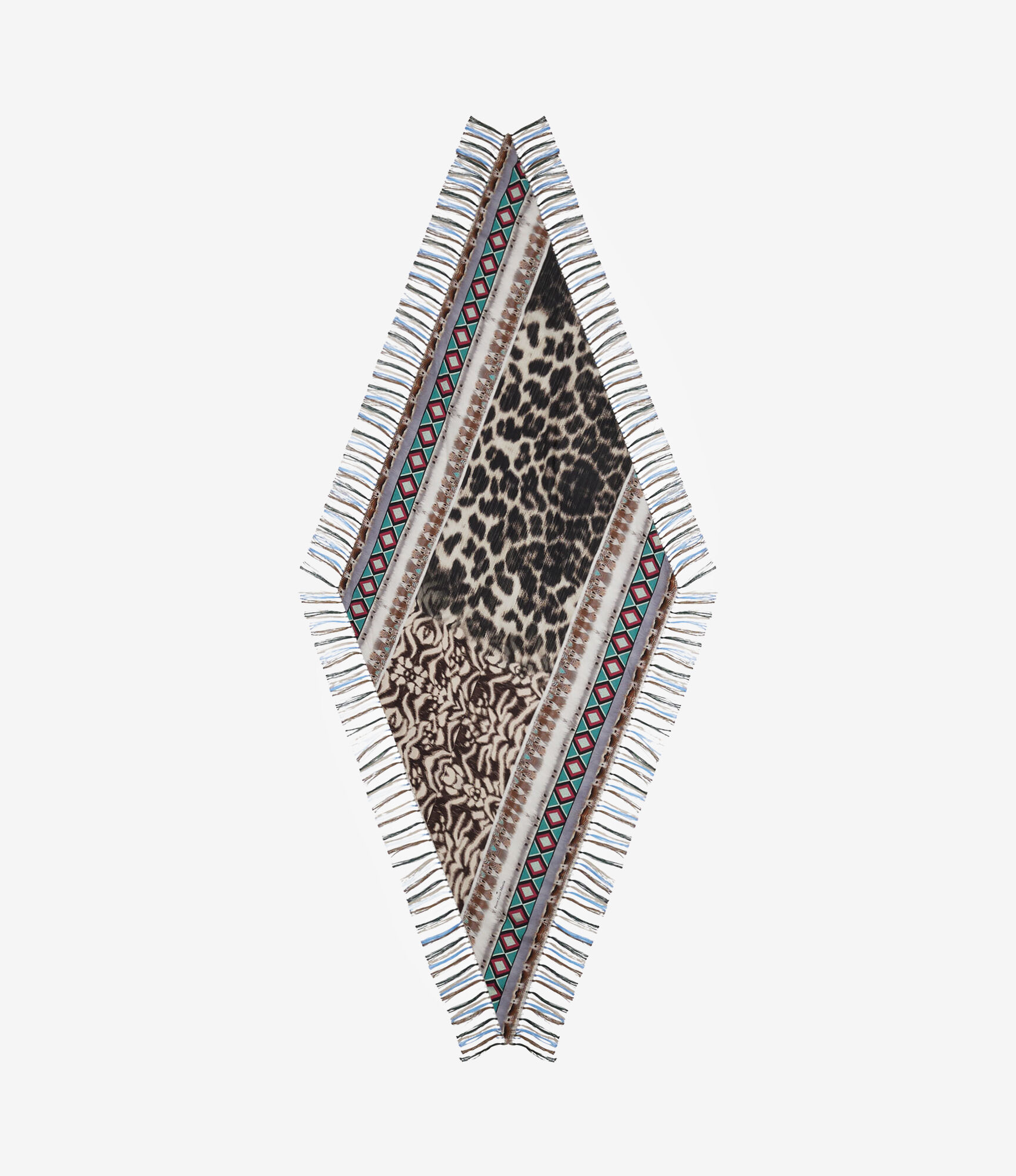 ALOEUW Scarf Silk 100x100 in TRAMA SELVATICA | Pierre-Louis Mascia®
