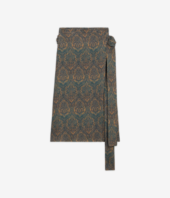 Pierre Louis Mascia CAKESC4 Skirt Wool Multicolor CAKESC4SGO12358WO139740101