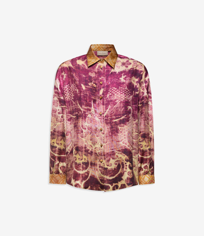 Pierre Louis Mascia ALOE Longsleeve Shirt Silk Multicolor ALOESCML12049SE516385101