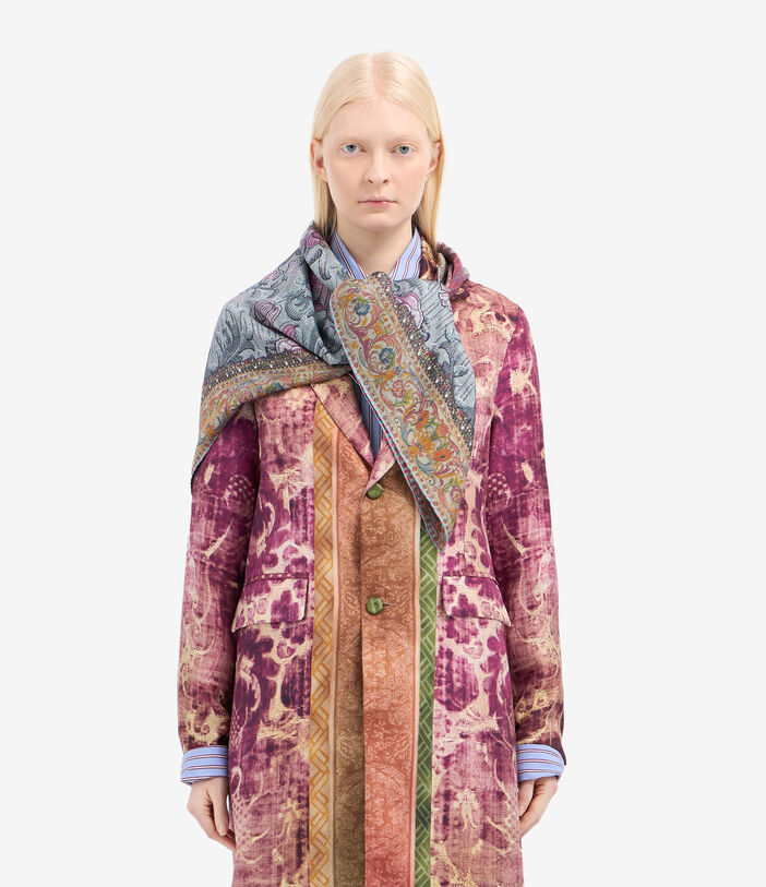 Pierre Louis Mascia CIALDA Bandana Scarf Silk 90x90 Pierre Louis Mascia CIALDA Bandana Scarf Silk 90x90 Multicolor CIALDATW090X090MSE51580910112