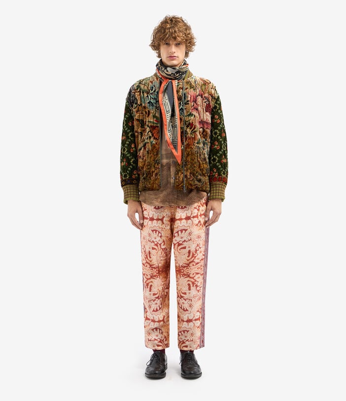 Pierre Louis Mascia KANADAG Bomber Jacket Viscose Silk Multicolor KANADAGBM12696VI516686101
