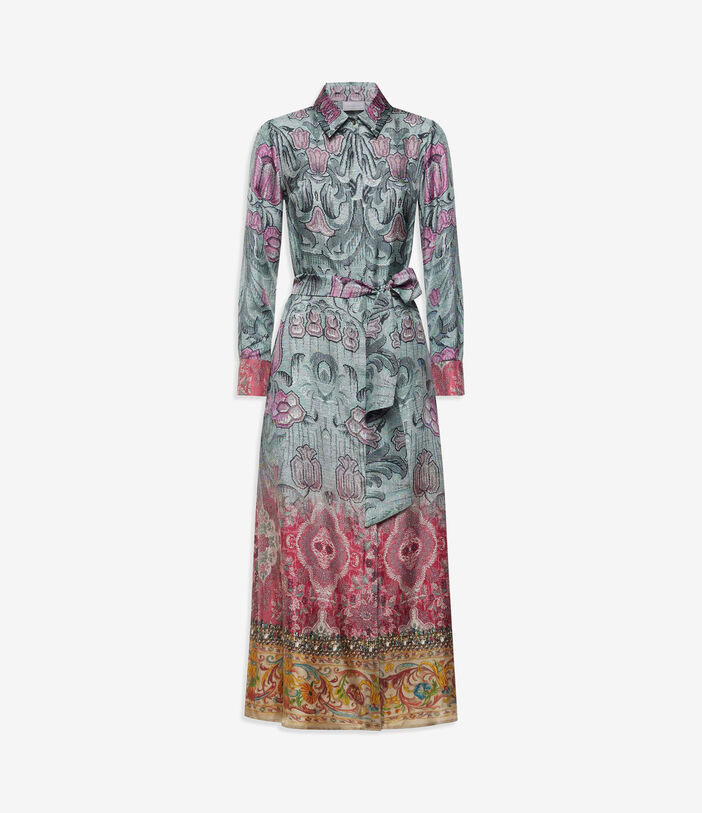Pierre Louis Mascia ALOE Shirt Dress Silk Pierre Louis Mascia ALOE Shirt Dress Silk Multicolor ALOESAB12448SE516284101