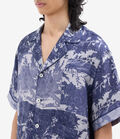 Pierre Louis Mascia ALOE Shortsleeve Shirt Silk INDACO ALOESCMC11927SE518137102