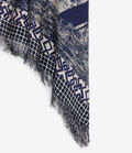 Pierre Louis Mascia ALOEUW Shawl Scarf Silk 135x195 NAVY ALOEUWSW135X195S4SE51447710118