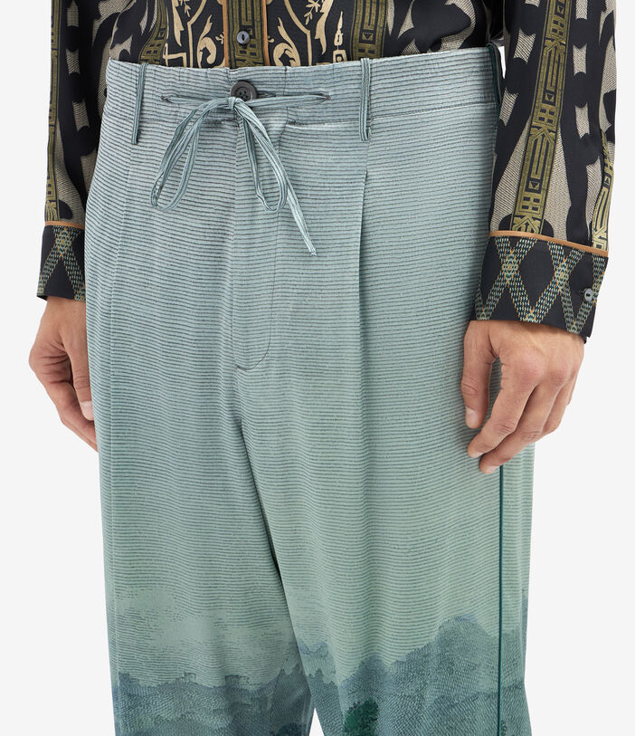 Pierre Louis Mascia ADASTRGUM Trousers Silk Pierre Louis Mascia ADASTRGUM Trousers Silk Multicolor ADASTRGUMSPT12172SE516332101