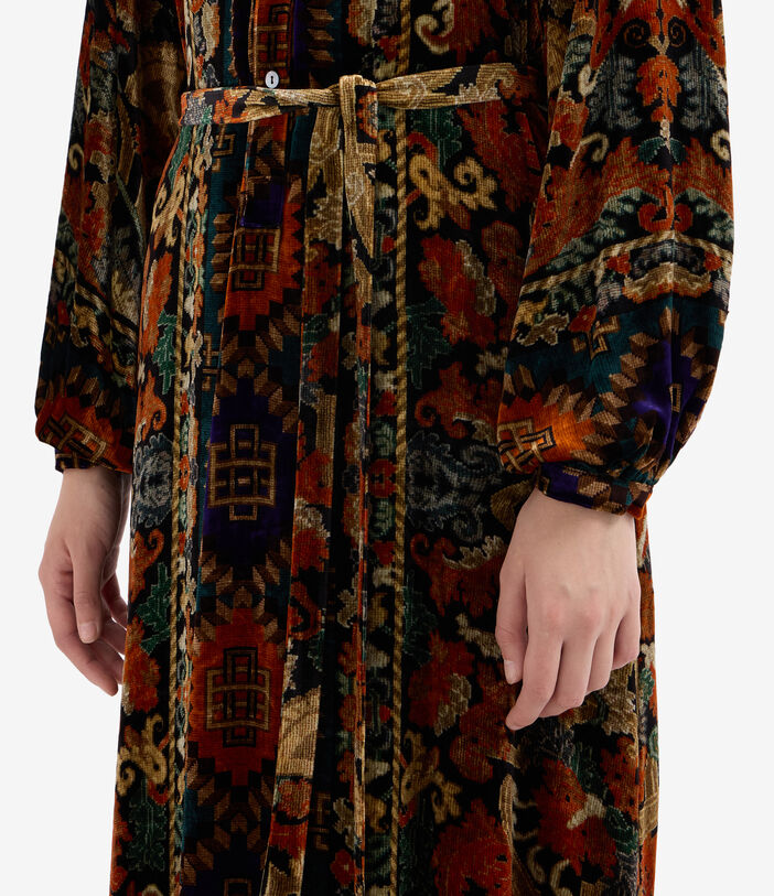 Pierre Louis Mascia KANADA Shirt Dress Viscose Silk Pierre Louis Mascia KANADA Shirt Dress Viscose Silk KILIM KANADAAB12238VI516453101