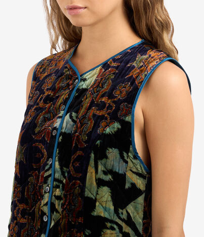 Pierre Louis Mascia KANADA Gilet Viscose Silk Multicolor KANADAGL11828VI513272101
