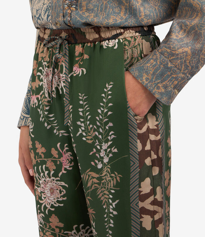 Pierre Louis Mascia ALOE Trousers Silk Pierre Louis Mascia ALOE Trousers Silk Multicolor ALOESPT10959SE513268101