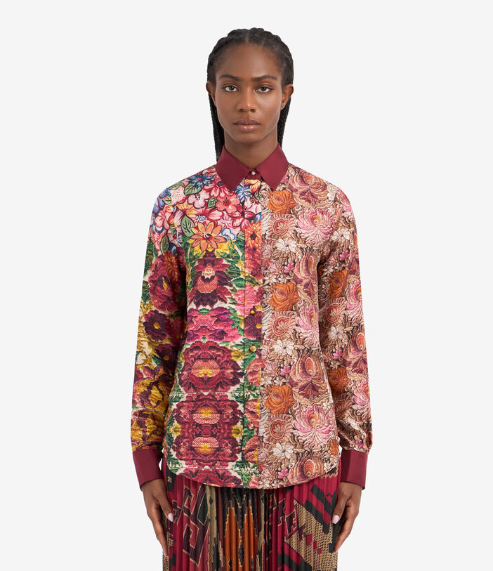 Pierre Louis Mascia ALOE Longsleeve Shirt Silk Multicolor ALOESCML11190SE513221101