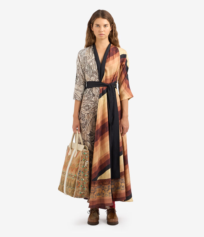 Pierre Louis Mascia CIALDA Wrap Dress Silk Multicolor CIALDASAB11914SE513359101