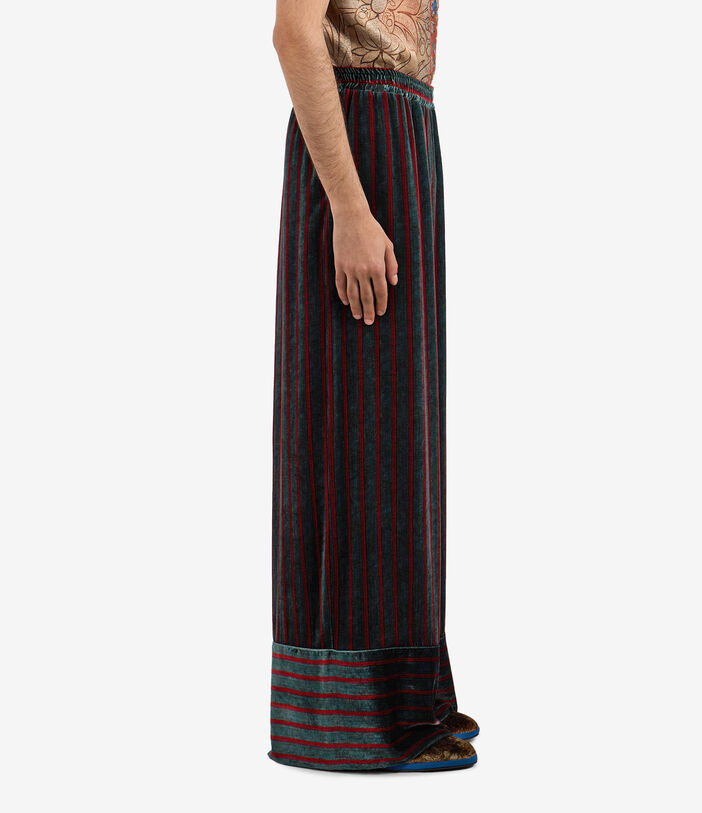 Pierre Louis Mascia KANADA Palazzo Trousers Viscose Silk Multicolor KANADAPT11665VI122478101
