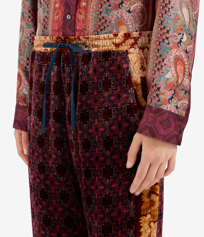 Pierre Louis Mascia KANADA Trousers Viscose Silk Multicolor KANADAPT11667VI516443101
