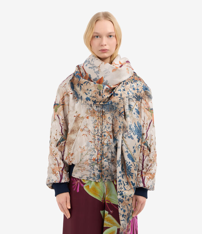 Pierre Louis Mascia ALOEUW Shawl Scarf Silk 135x195 ECRU ALOEUWSW135X195S4SE51433310118