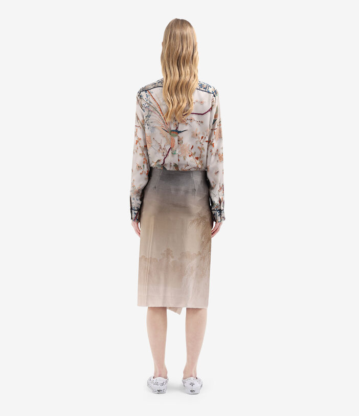 Pierre Louis Mascia ADASTRGUM Skirt Silk SAND ADASTRGUMSGO11827SE514979101