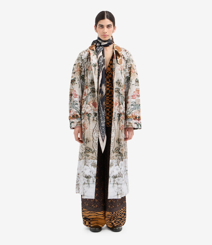 Pierre Louis Mascia ROSA Raincoat Cotton Multicolor ROSAIMP12649CO516587101