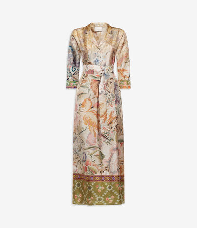 Pierre Louis Mascia ALOE Shirt Dress Silk ARAZZO ALOESAB11899SE516288101