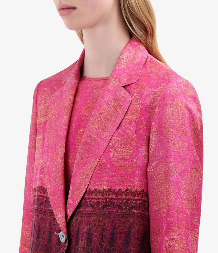 Pierre Louis Mascia ALODOX Jacket Silk FUCHSIA ALODOXGC12430SE514991101