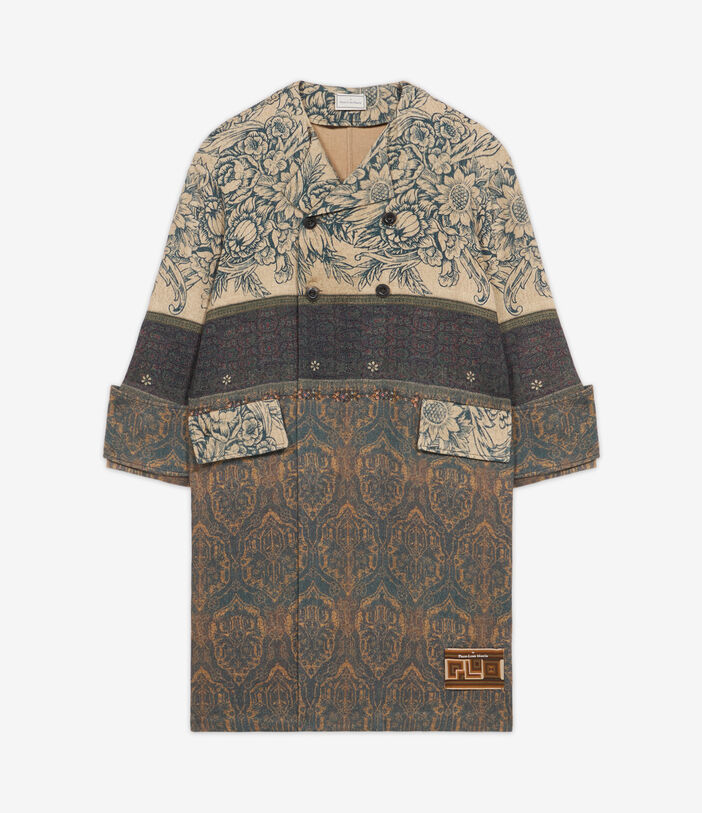 Pierre Louis Mascia PANCAKE Coat Wool Multicolor PANCAKESCPT11191WO513371101