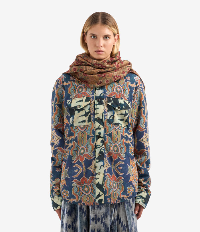 Pierre Louis Mascia KIEVNEW Scarf Wool Cashmere 35x185 Pierre Louis Mascia KIEVNEW Scarf Wool Cashmere 35x185 Multicolor KIEVNEW2S035X185XEWO513476101