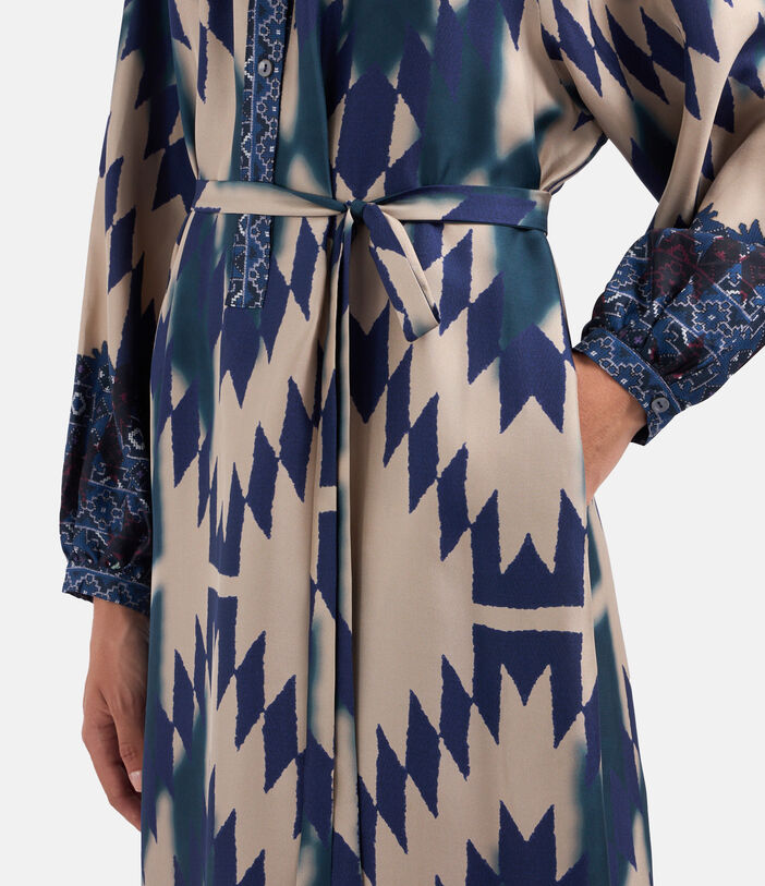 Pierre Louis Mascia ALOE Dress Silk Multicolor ALOESAB11524SE513355101