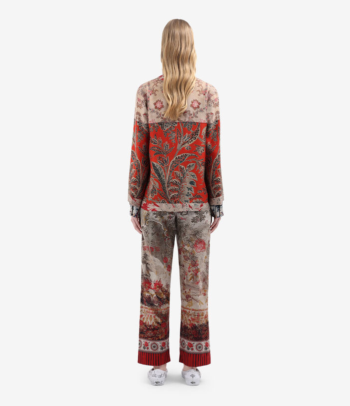 Pierre Louis Mascia ALOE Jacket Silk SPICE RED ALOEGC12045SE514911101