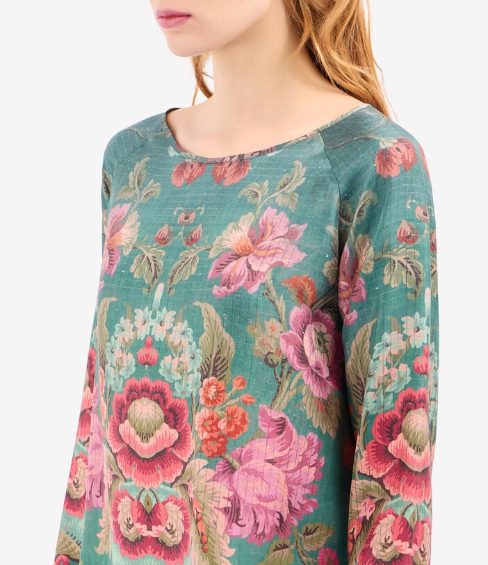 Pierre Louis Mascia ALOE Longsleeve Shirt Silk GIARDINO CARMINIO ALOESCML10061SE518057101