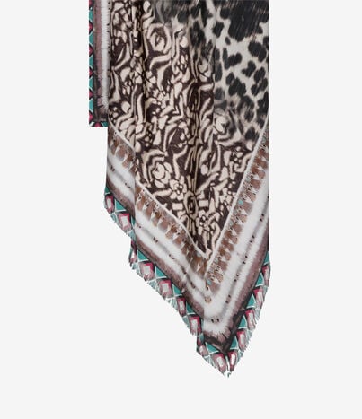 Pierre Louis Mascia ALOEUW Shawl Scarf Silk 135x195 TRAMA SELVATICA ALOEUWSW135X195S4SE517298101