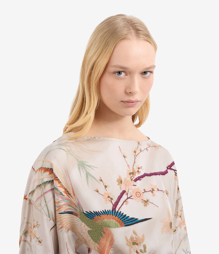 Pierre Louis Mascia ALOE Dress Silk ECRU ALOESAB12178SE514929101