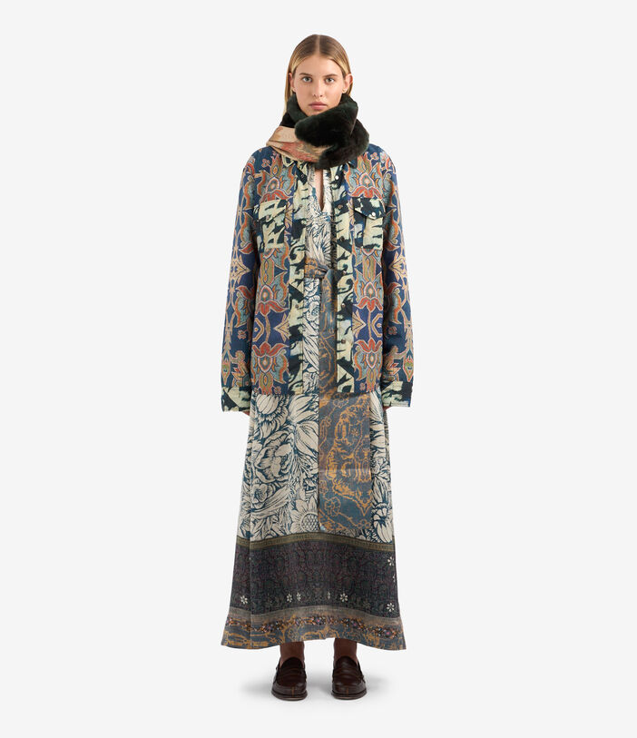Pierre Louis Mascia MUTKA Dress Silk Multicolor MUTKAAB12365SE513488101