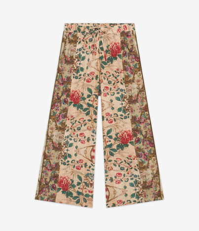 Pierre Louis Mascia ADANASTR Palazzo Trousers Silk Multicolor ADANASTRSVPT11094SE139338101