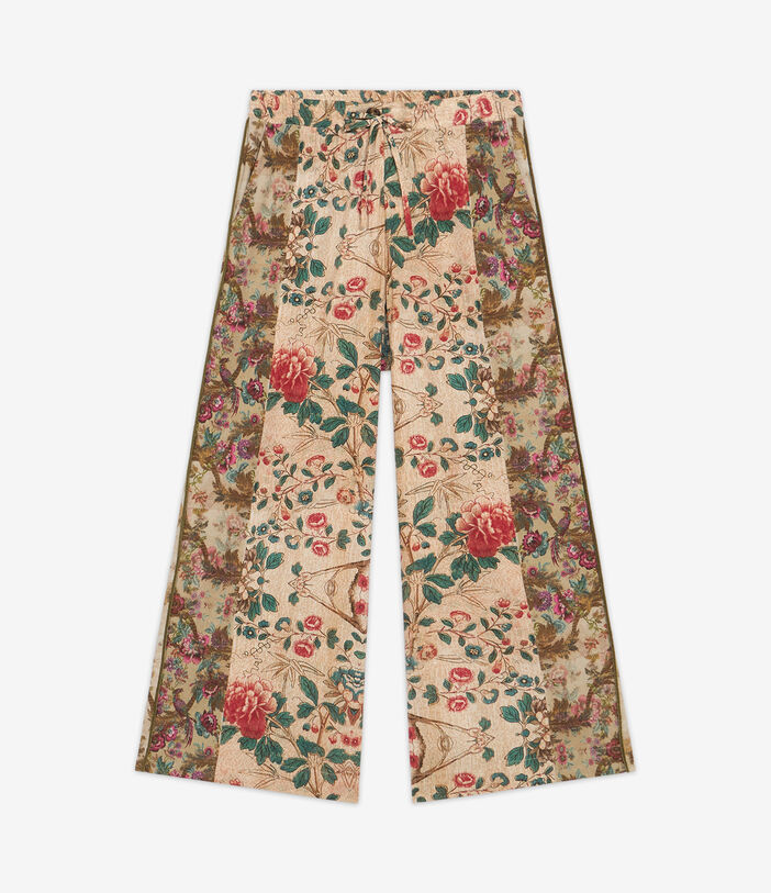 Pierre Louis Mascia ADANASTR Palazzo Trousers Silk Multicolor ADANASTRSVPT11094SE139338101