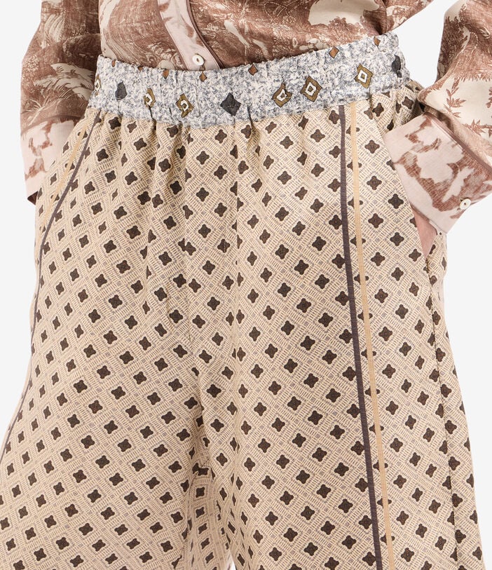 Pierre Louis Mascia ALOE Shorts Silk SABBIA ALOESPN11765SE518014101