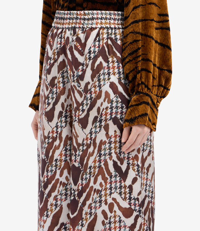 Pierre Louis Mascia ALOE Palazzo Trousers Silk Pierre Louis Mascia ALOE Palazzo Trousers Silk Multicolor ALOESPT12450SE516280101