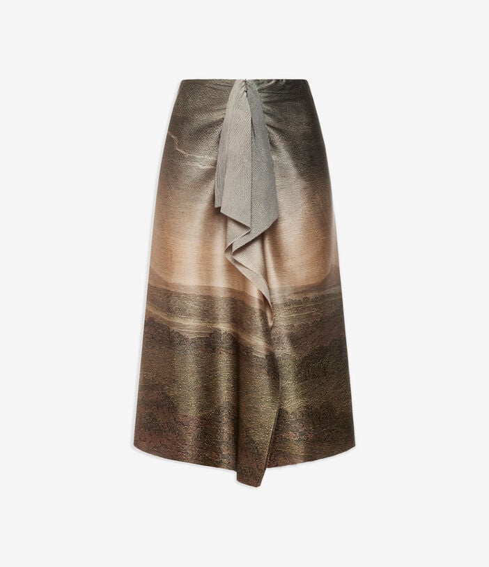 Pierre Louis Mascia ADASTRGUM Skirt Silk Multicolor ADASTRGUMSGO11827SE516339101