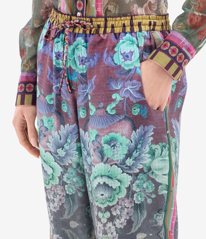 Pierre Louis Mascia ALOE Trousers Silk PEONIA ALOESPT10959SE517903101