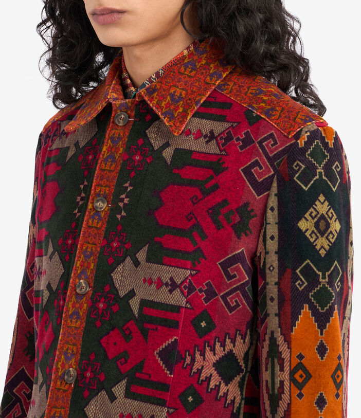 Pierre Louis Mascia REVENGE Jacket Cotton Multicolor REVENGESOVGC11730CO513561101