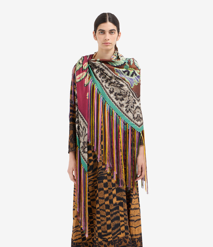 Pierre Louis Mascia ALOEUW Scarf Silk 135x135 Pierre Louis Mascia ALOEUW Scarf Silk 135x135 Multicolor ALOEUWSW135X135INSE51582010118
