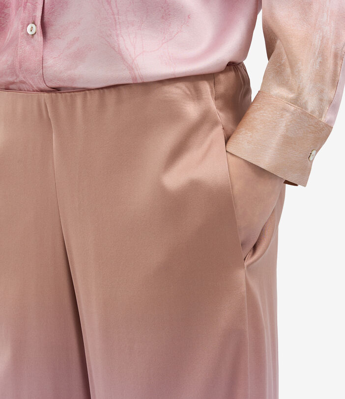 Pierre Louis Mascia ADASTRGUM Palazzo Trousers Silk DUSTY ROSE ADASTRGUMSPT12409SE514937101