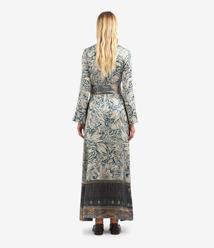 Pierre Louis Mascia MUTKA Dress Silk Multicolor MUTKAAB12365SE513488101