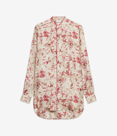 Pierre Louis Mascia ALOE Longsleeve Shirt Silk Multicolor ALOESCML11185SE12247610118