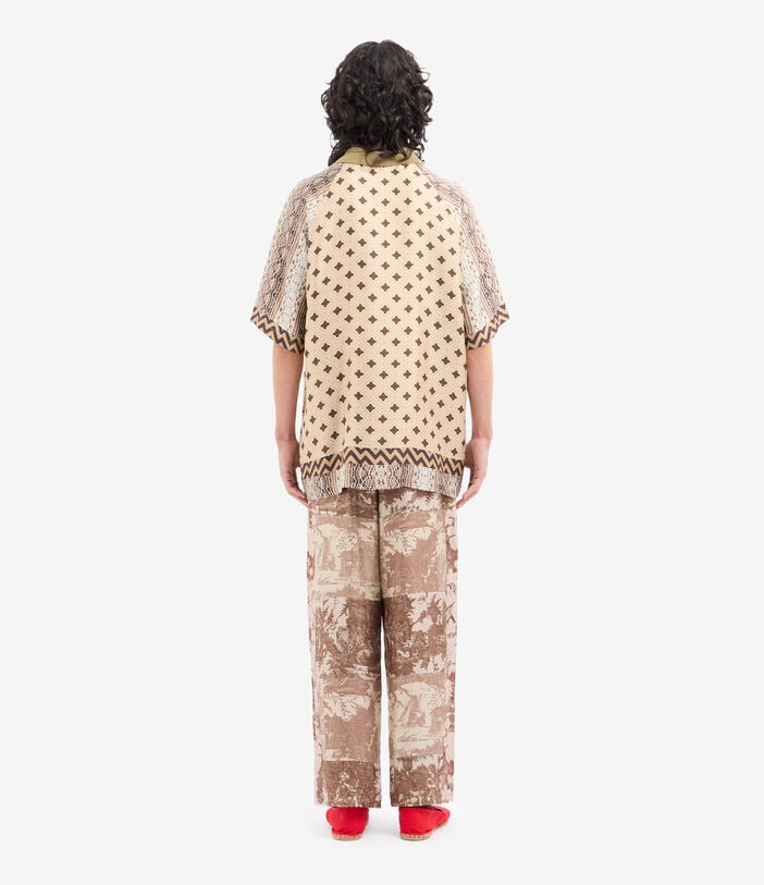 Pierre Louis Mascia ALOE Polo Shirt Silk SABBIA ALOESPO12563SE518169101