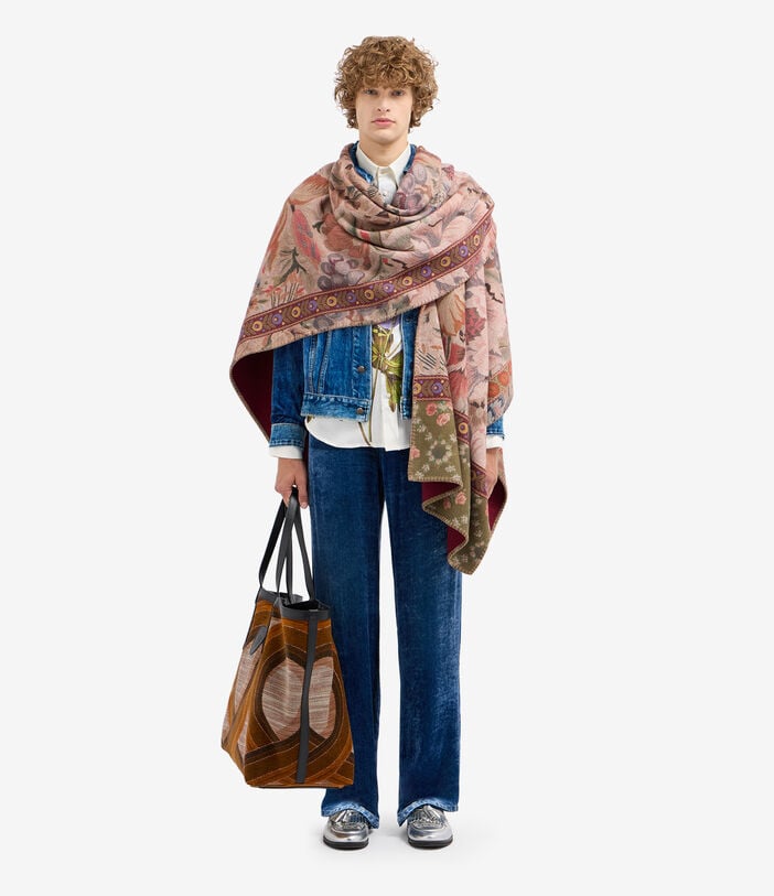 Pierre Louis Mascia PANCAKE Poncho Cape Wool Pierre Louis Mascia PANCAKE Poncho Cape Wool Multicolor PANCAKESGAPH006WO516616101