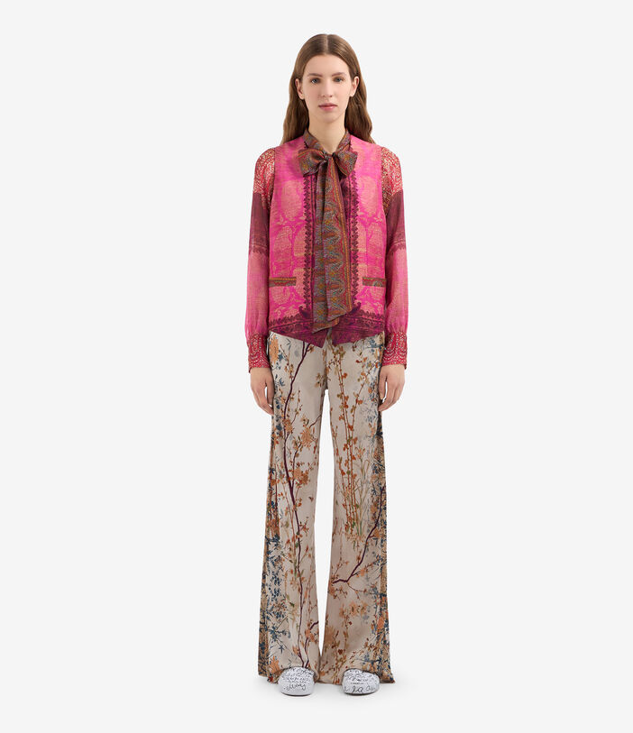 Pierre Louis Mascia LEANDRO Longsleeve Shirt Silk FUCHSIA LEANDROSPPCML12361SE514744101