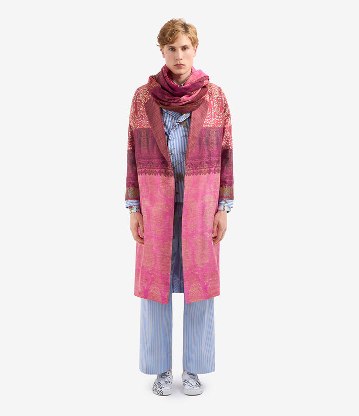 Pierre Louis Mascia ENEKAM Jacket/Raincoat Silk FUCHSIA ENEKAMSPO12438SE514978101